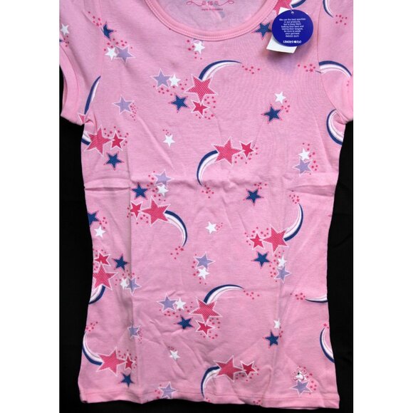 Y2K Limited Too Pink Tshirt Girls sz 16 Stars Rainbows Long NEW 2000s Fashion - Picture 3 of 7